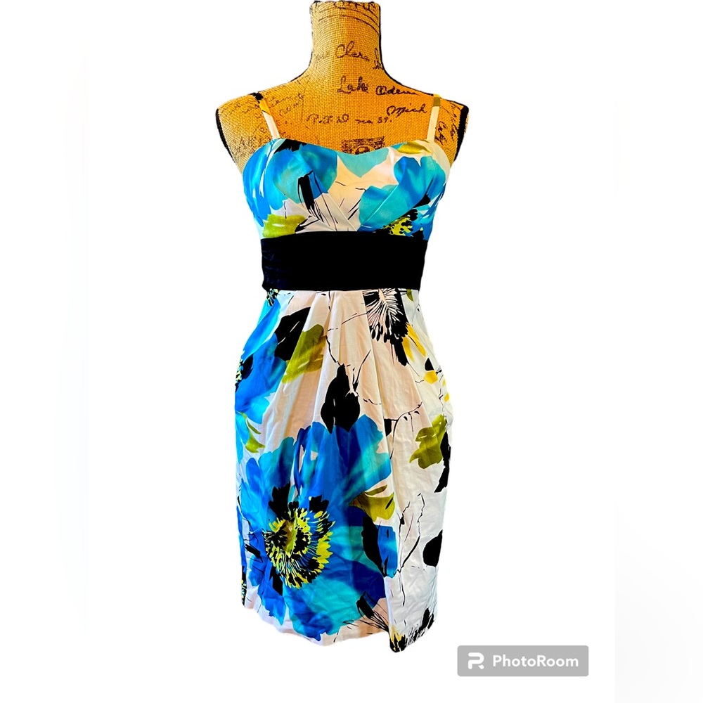 NWT iz Byer California Sz 7  Tropical Floral Dress